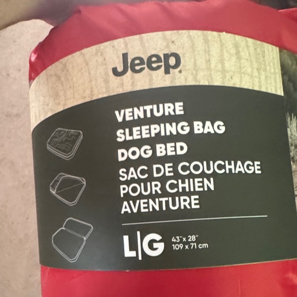 Jeep Venture Sleeping Bag Dog Bed size Large - Picture 2 of 4